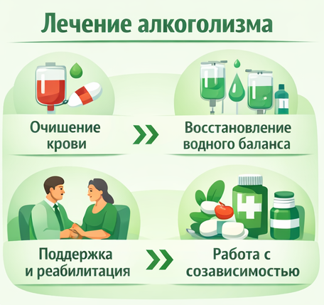 лечение алкоголизма в Канске этапы